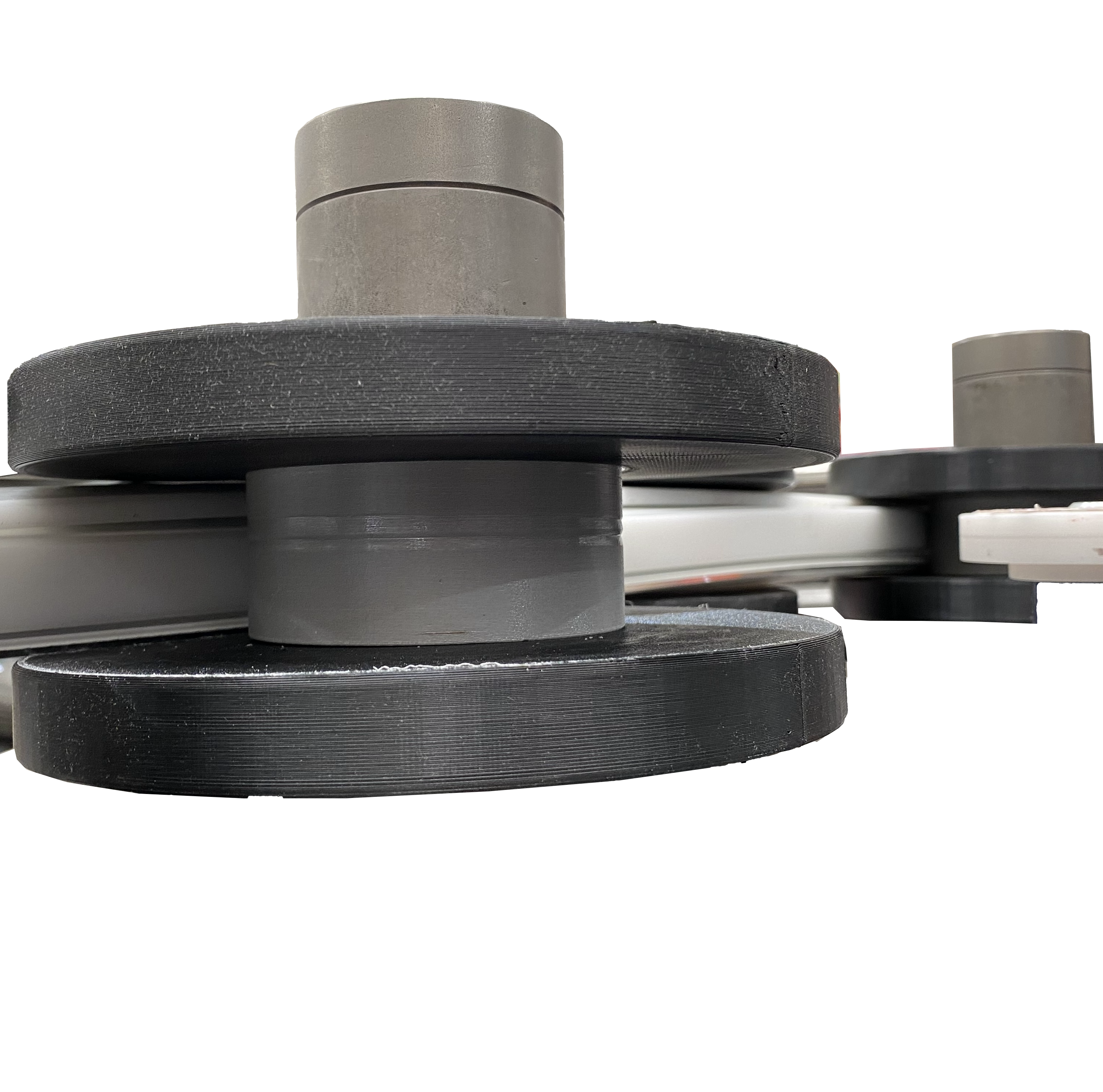 Prototype gallery image: rollers for curtain pole bending