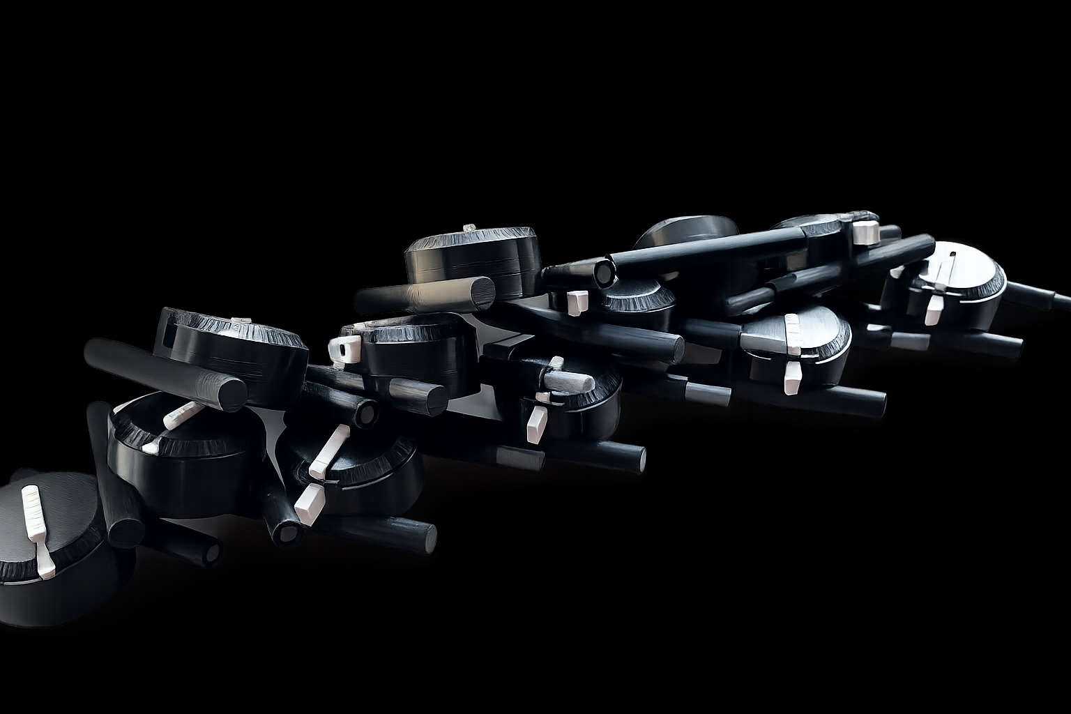 Printed parts prepared for a short production run